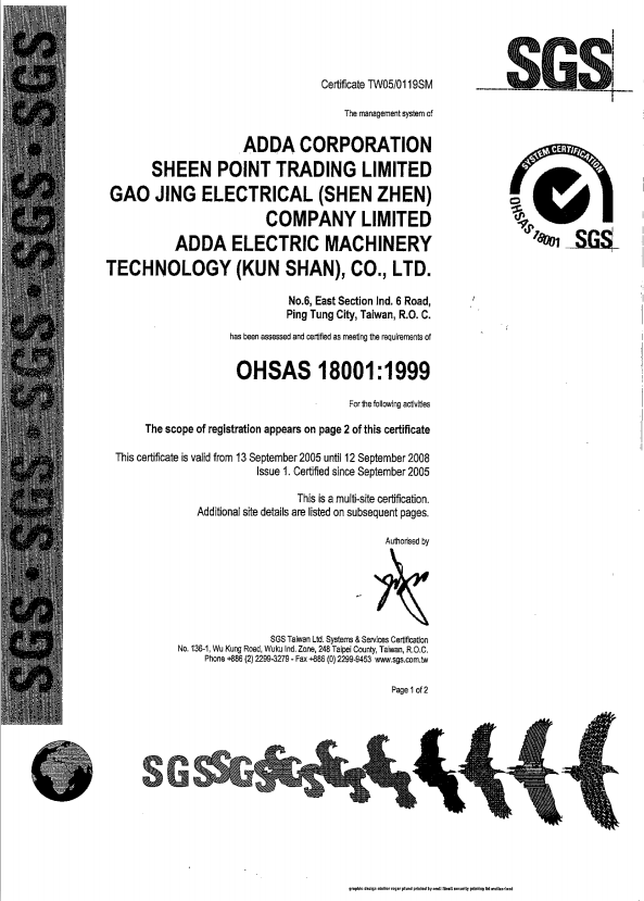 OHSAS 18001